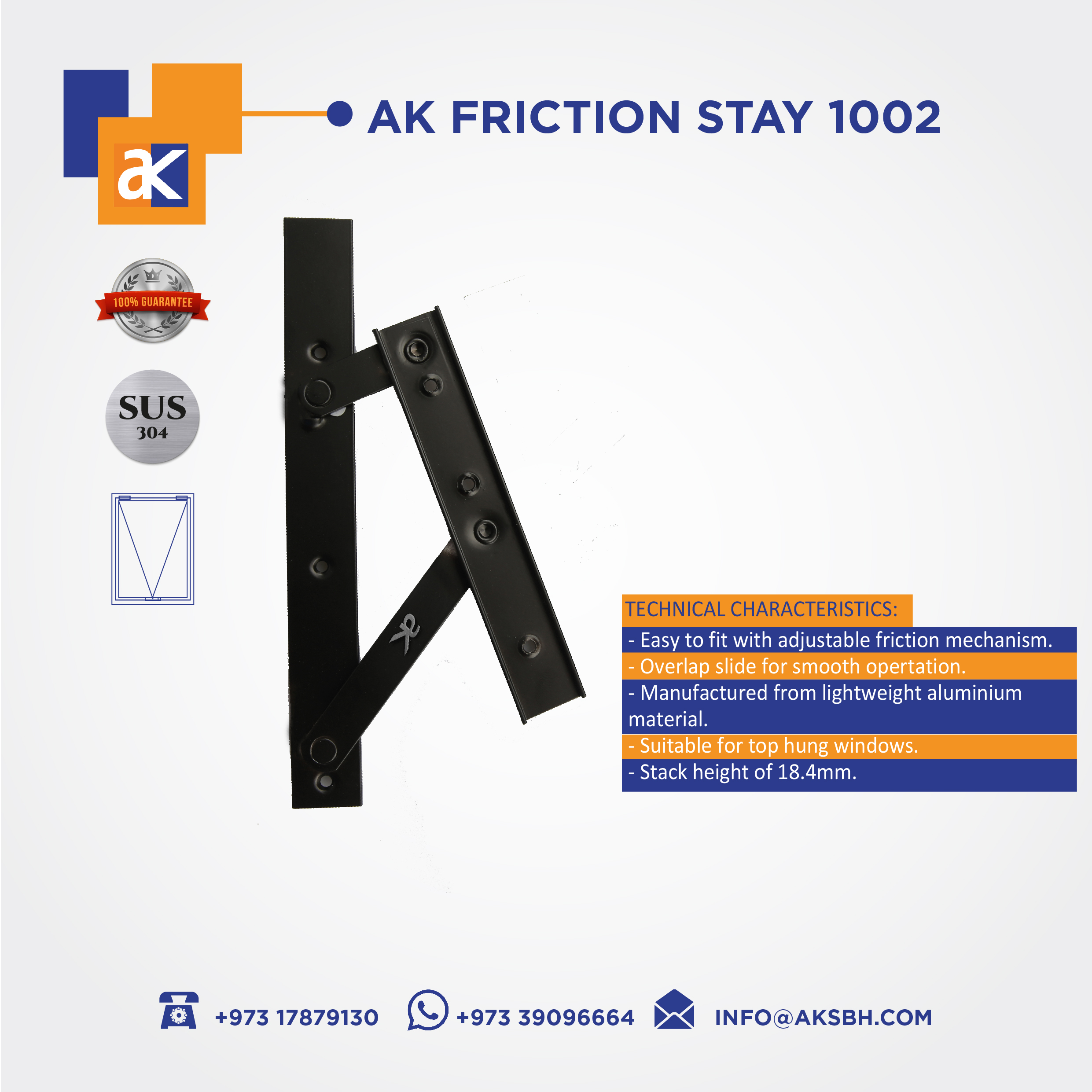 Ak AK FRICTION STAY 1002